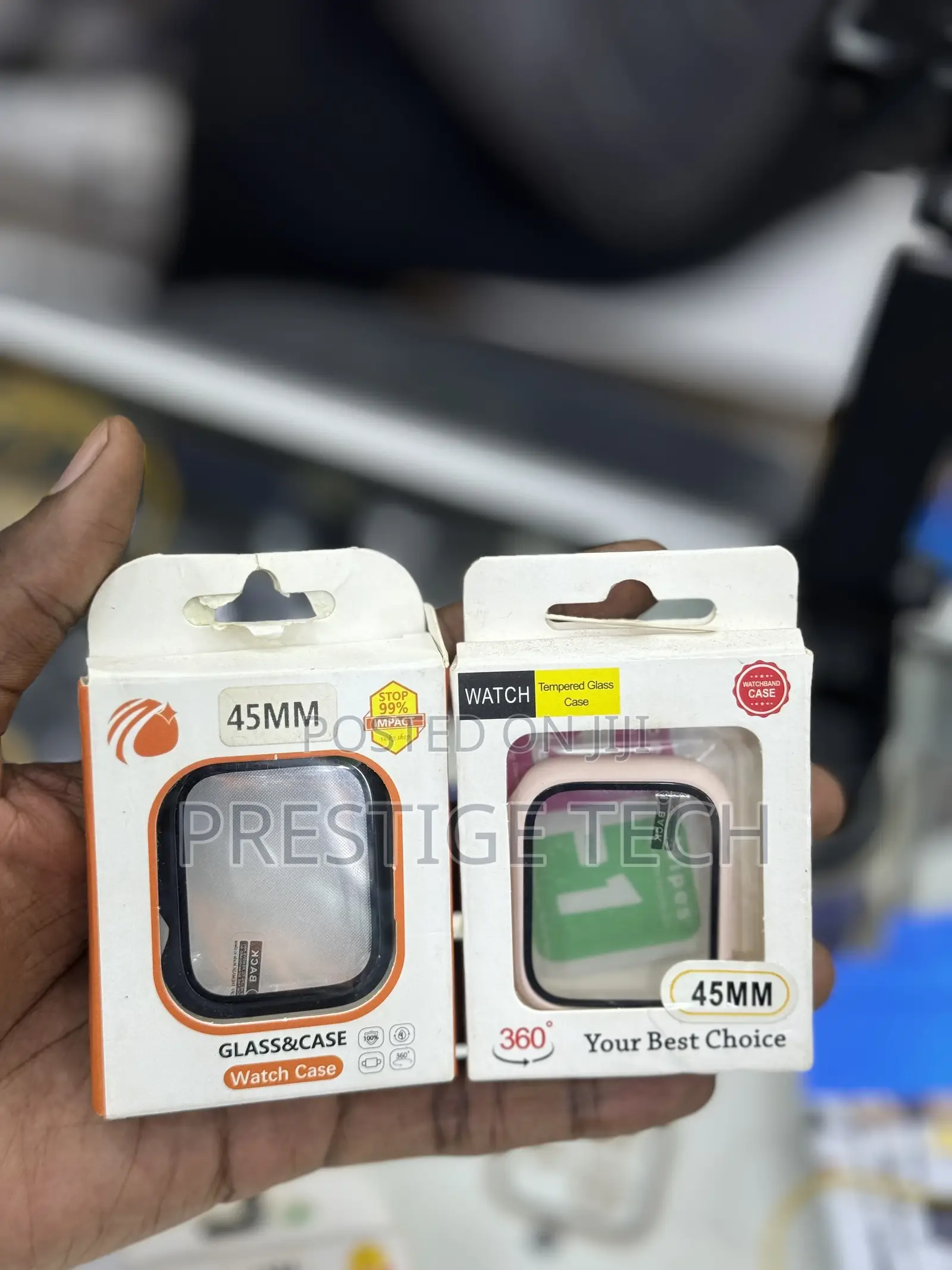 Apple Watch Glass Protector and Apple Watch Case (2 in 1)
