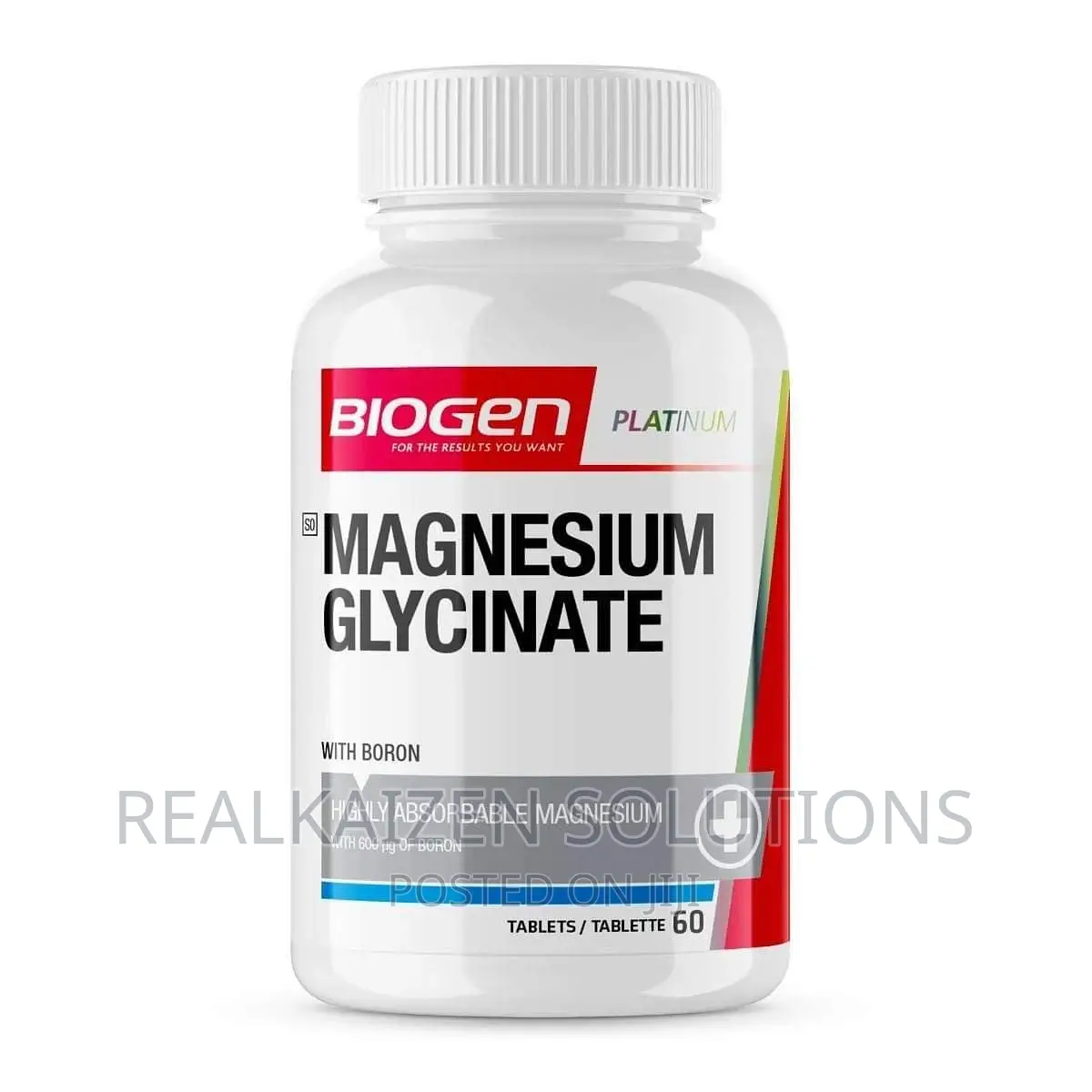 BIOGEN Platinum Magnesium Glycinate 60 Tablets