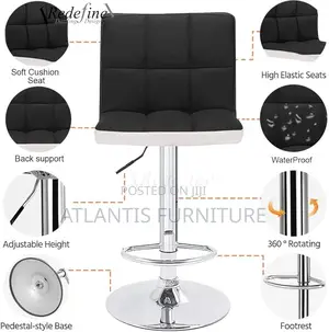 Black Restaurant Stool