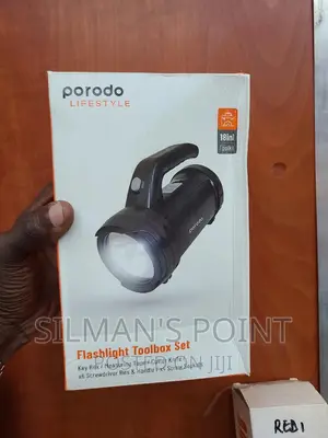 Porodo Flashlight Toolbox Set