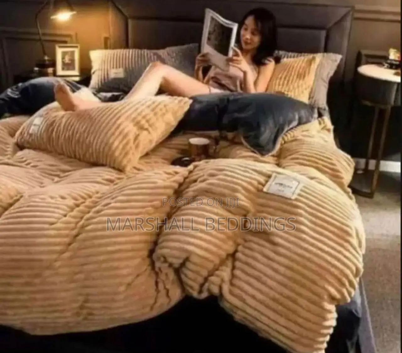 4pcs Woolen Volvet Bedcover