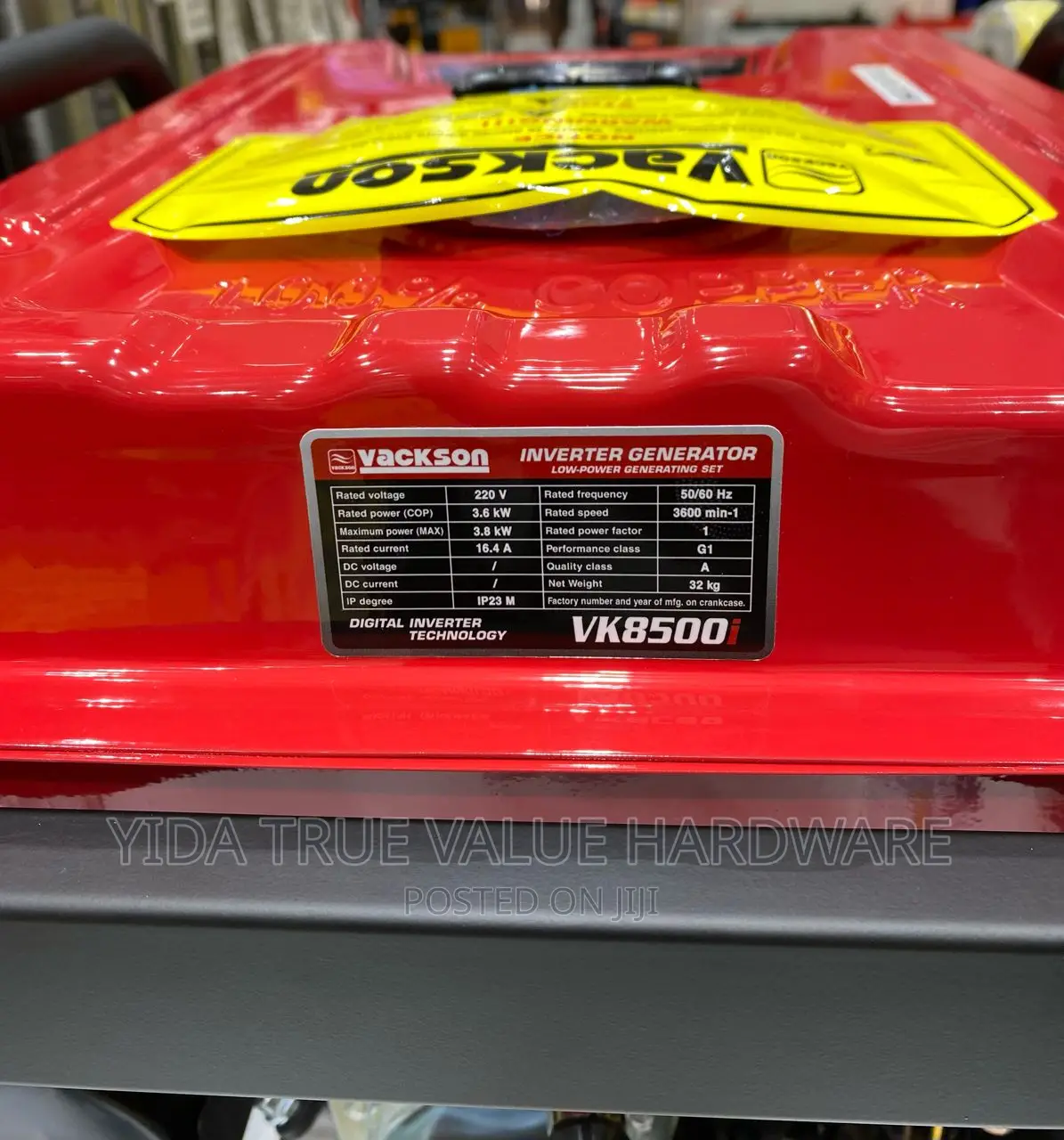 Inverter Generator 3.8 Kva Vackson