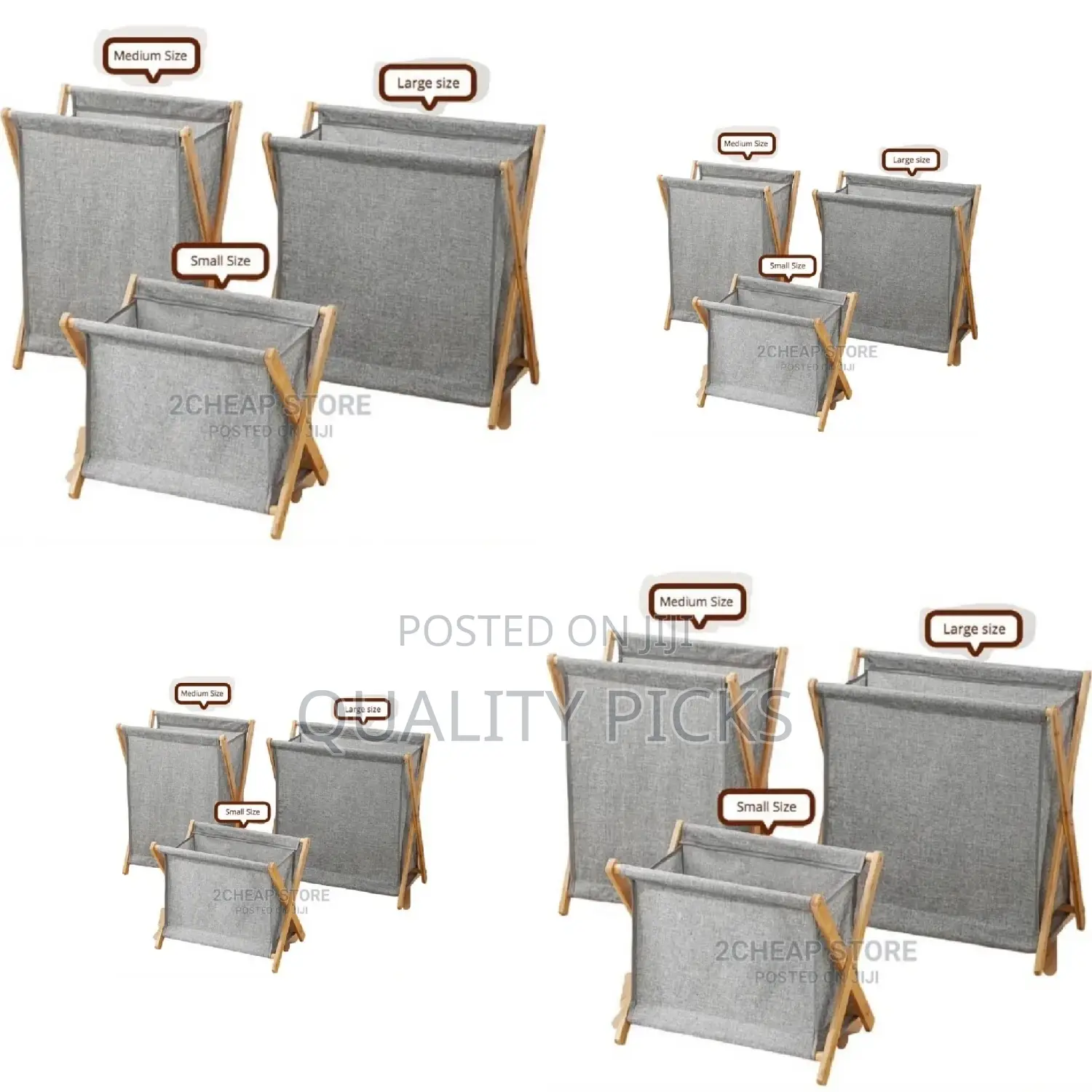 Foldable Clothes Laundry Basket