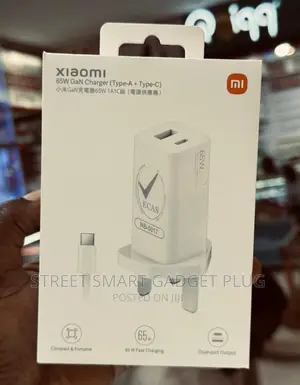 Xiaomi 65W Charger ( Typea + Typec)