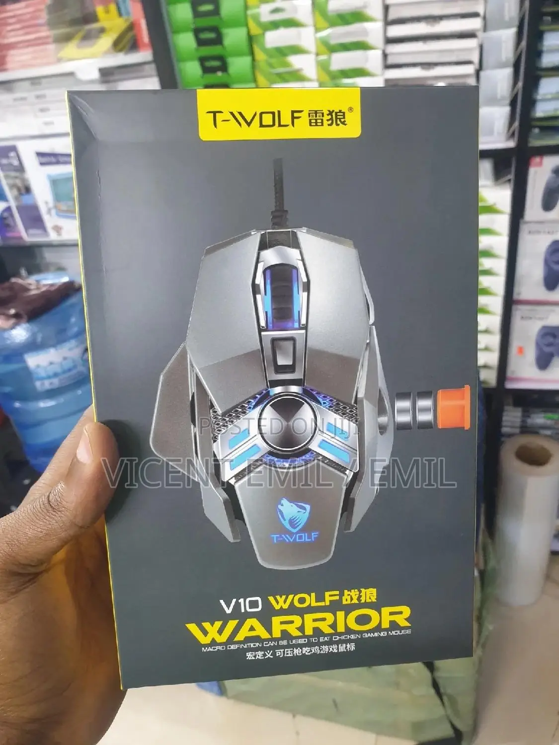 Gaming Mouse V10 Wolf Warrior
