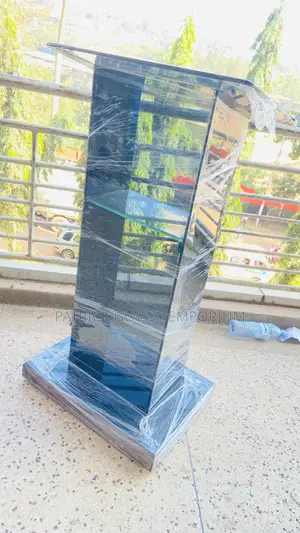 Black Glass Podium