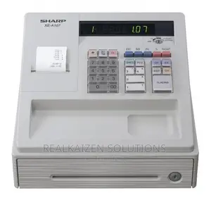 SHARP Digital White Electronic Cash Register