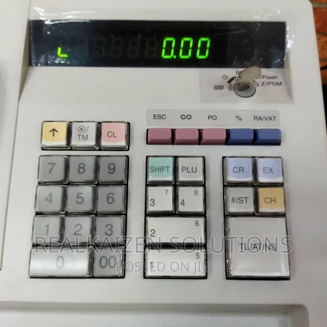 SHARP Digital White Electronic Cash Register