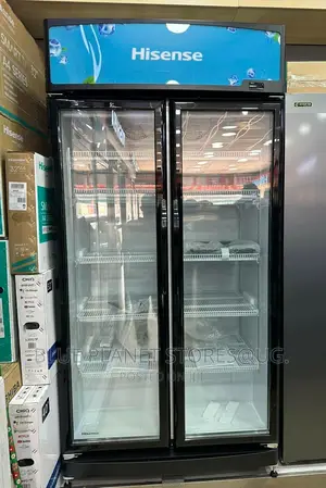 HISENSE 990litres Side-by-Side Door Display Refrigerators.