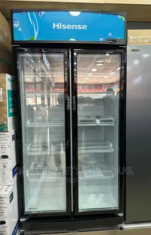 HISENSE 990litres Side-by-Side Door Display Refrigerators.