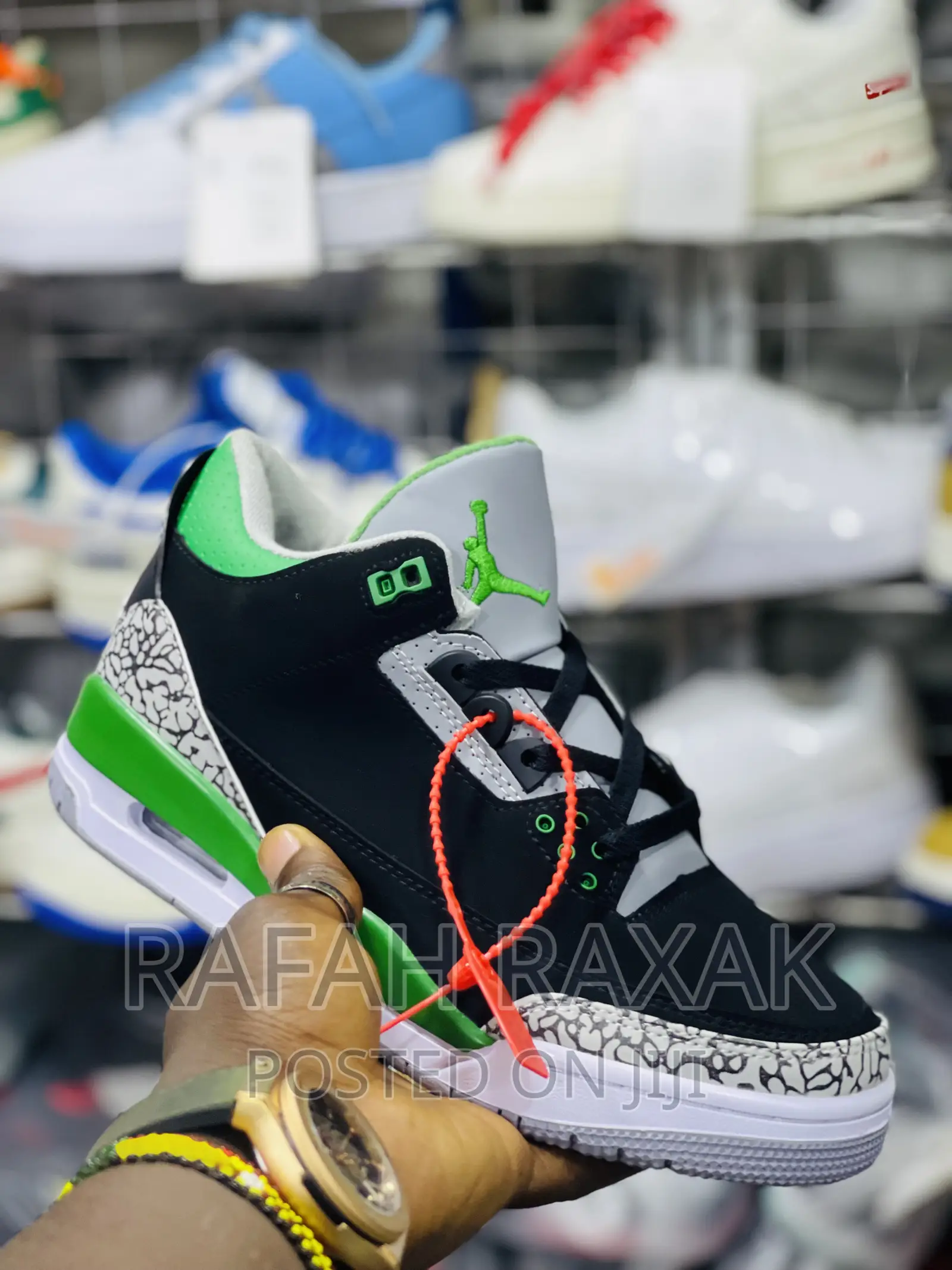 Original Nike Air Jordan 3 Retro Pine Green Black