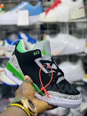 Original Nike Air Jordan 3 Retro Pine Green Black