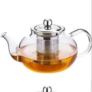 Clear Glass Teapot.