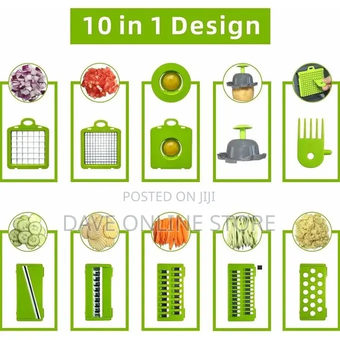 12 in 1 Vegetable Cutter Chopper Food Onion Slicer Dicer