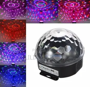 Mp3 + Bluetooth Crystal Magic Ball Led Light