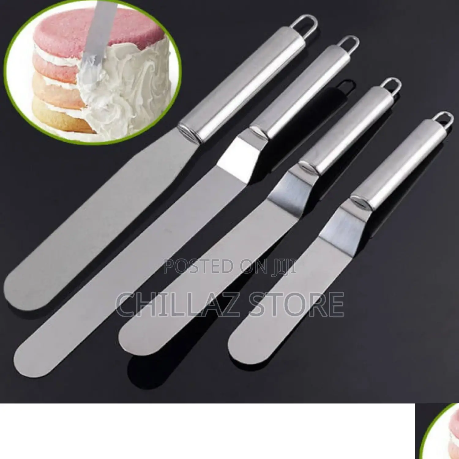 Stainless Icing Spatula.