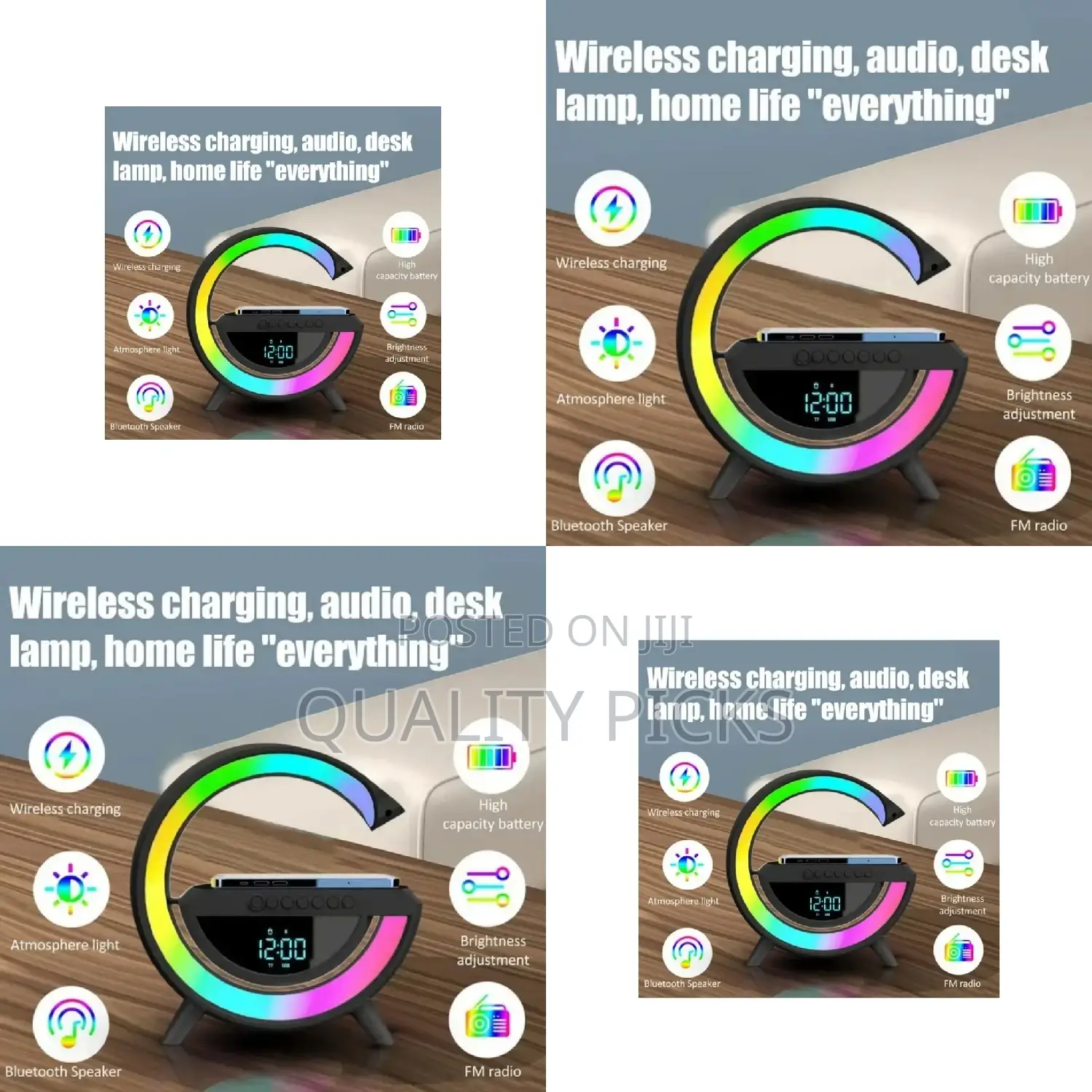Brand Led Wireless Charging Speaker