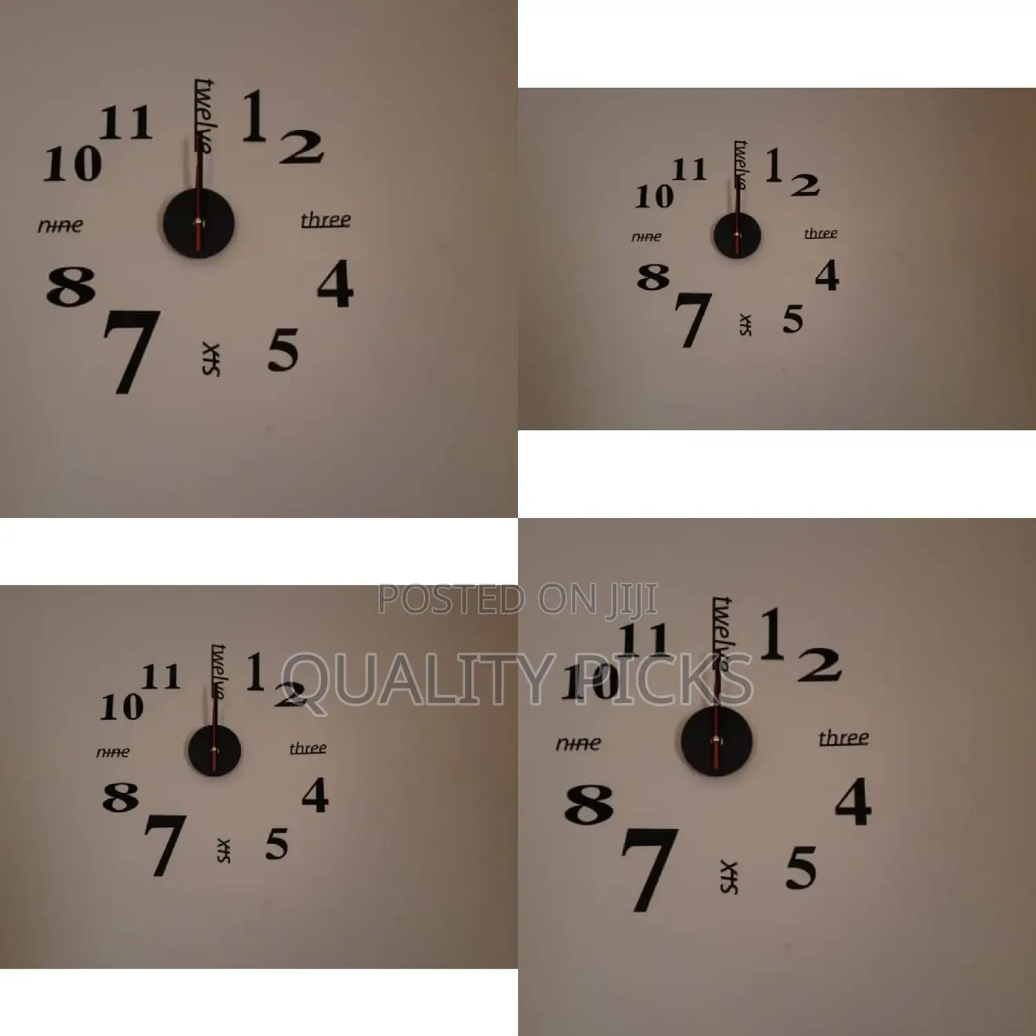 3D Mounted Clock