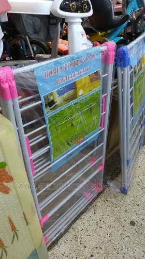 Drying Stand With Weather Frame Cloth Dryer Stand -Pink