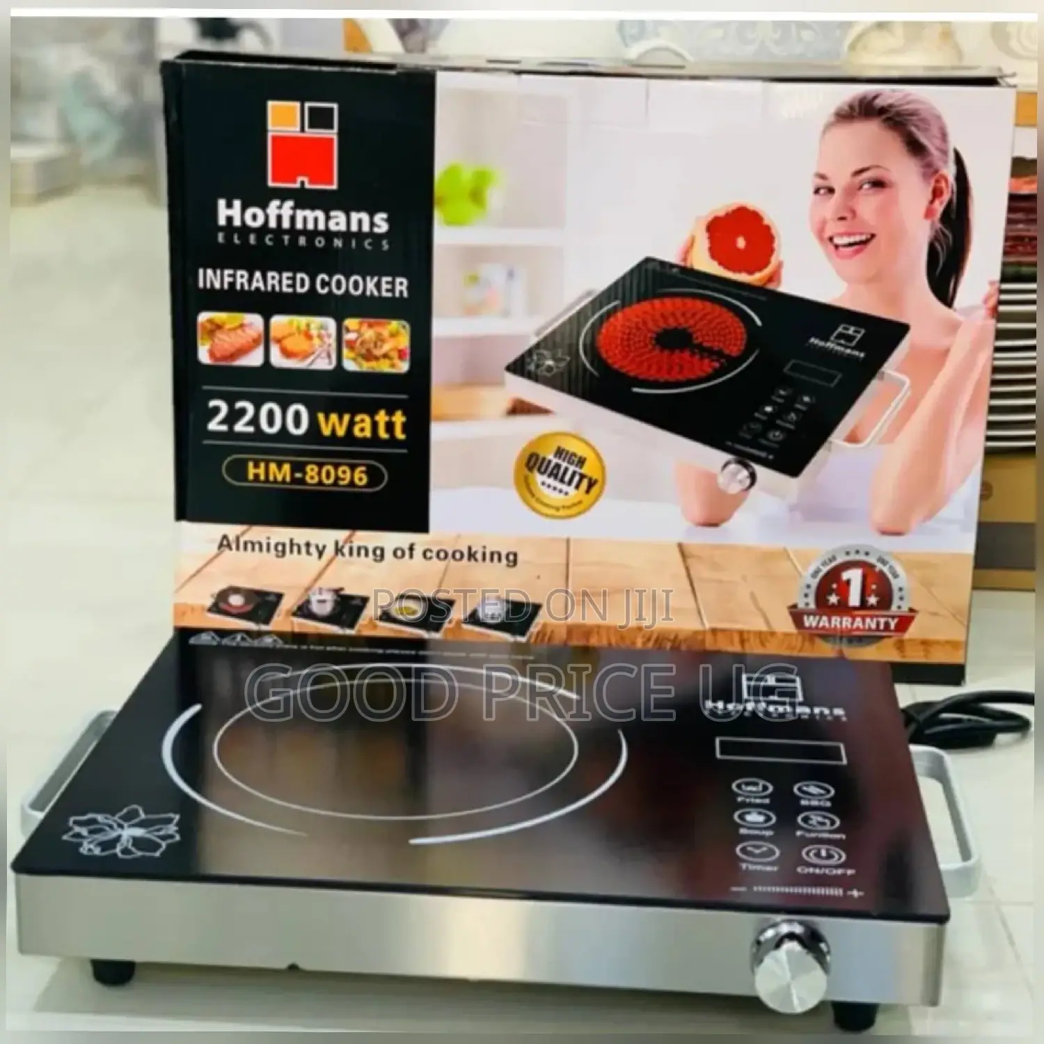Hoffmans Single Infrared Cooker
