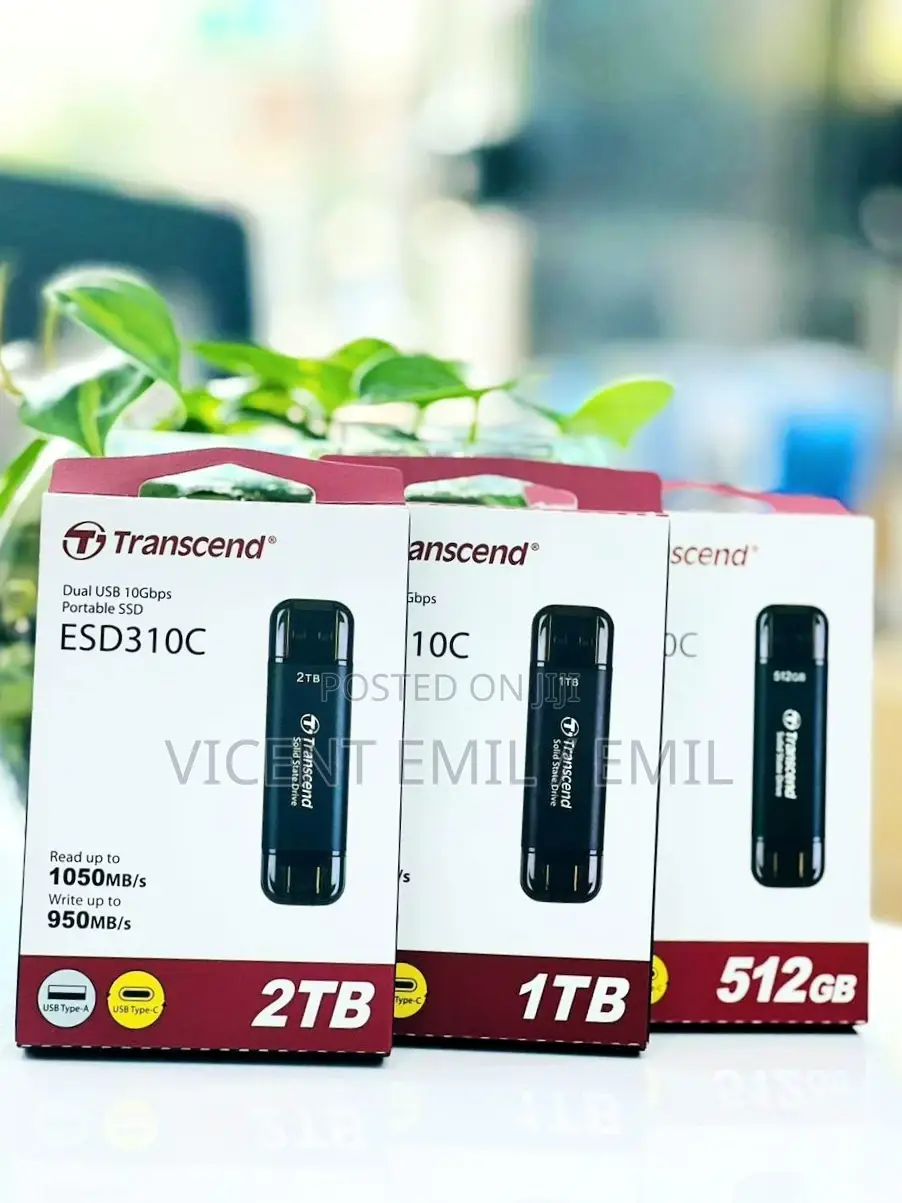 Flash Disk 1TB Transcend Portable Dual USB ESD310C