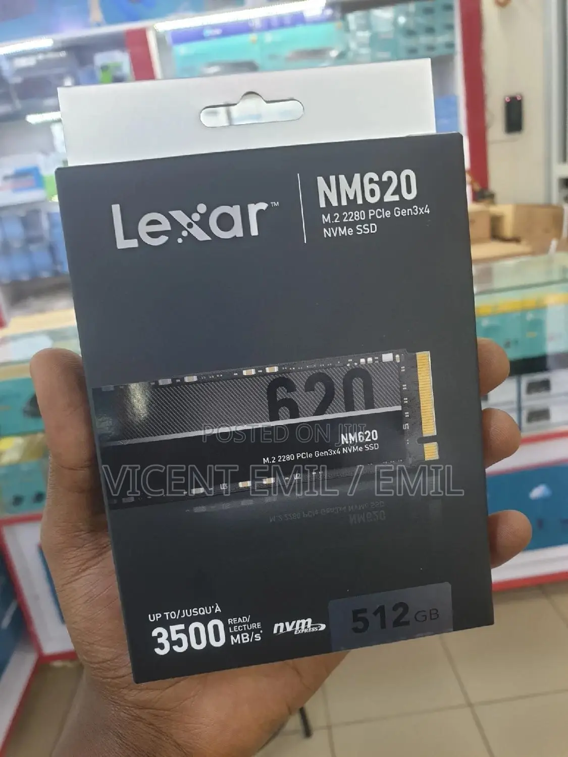 Lexar Nm760 M.2 Gen4x4 Nvme SSD
512gb