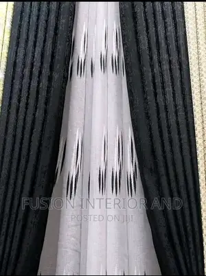 Blackout Curtains Muzira Black