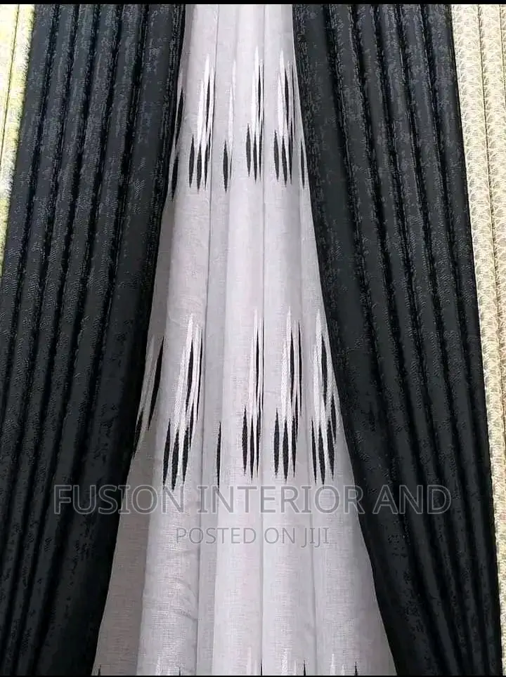 Blackout Curtains Muzira Black