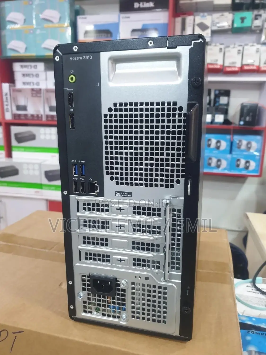 New Desktop Computer Dell 8GB Intel Core I3 HDD+SSD 256GB