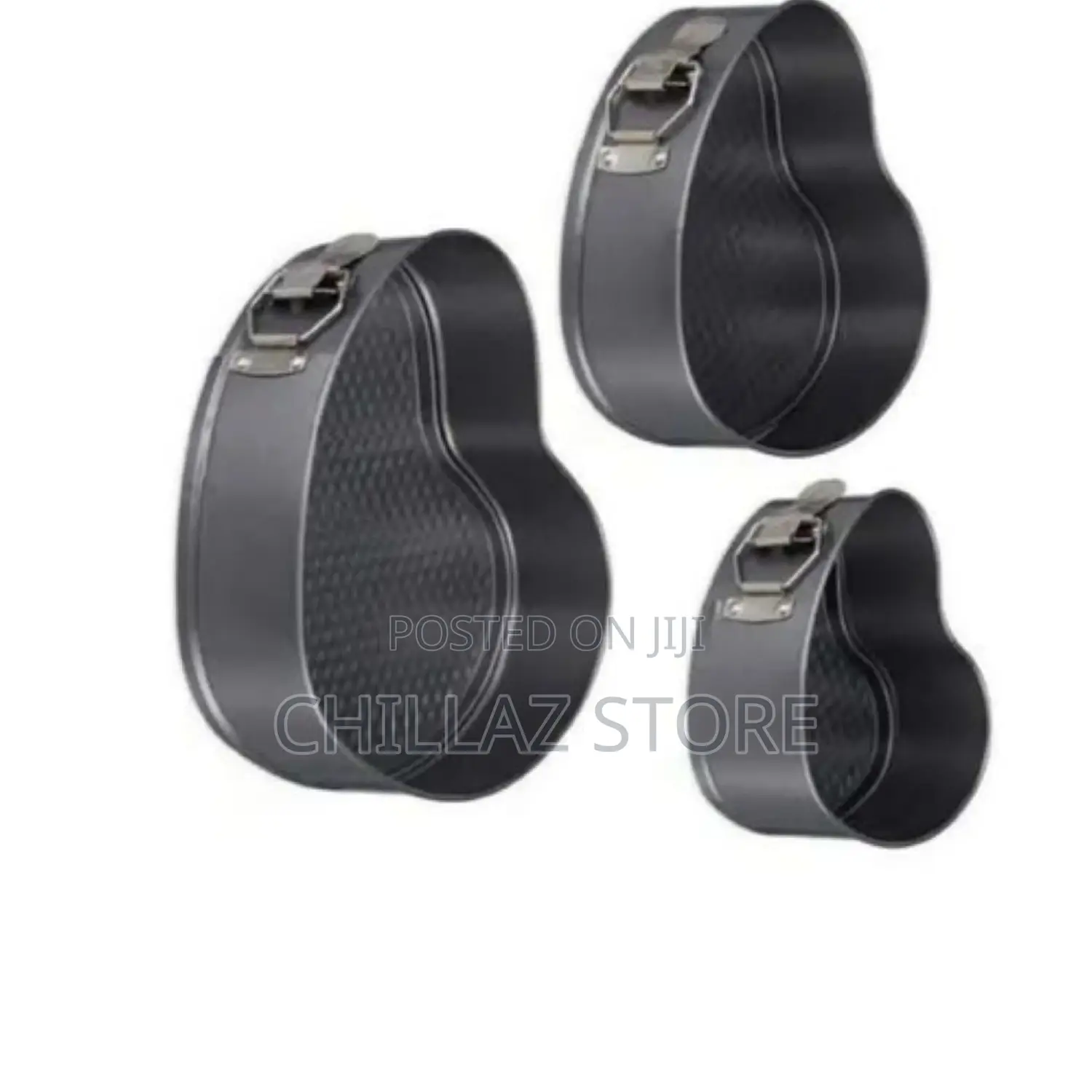 3 PCS Heart Shaped Baking Pan.