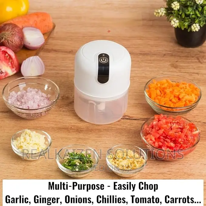 Rechargeable Mini Stainless Steel Electric Chopper Processor