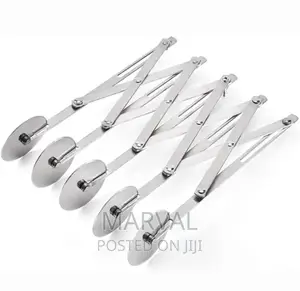 5 Wheel Pastry Cutter Stainless Steel Cutter Expandable