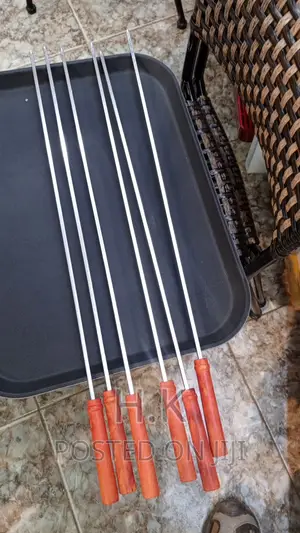 6pc Heavy Duty Long Barbecue Skewers( Highly Durable )