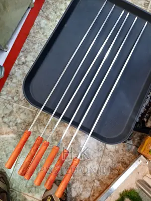 6pc Heavy Duty Long Barbecue Skewers( Highly Durable )