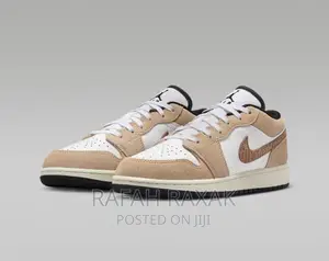 Original Nike Air Jordan 1 Low SE Brown Elephant Sneaker