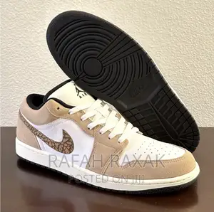 Original Nike Air Jordan 1 Low SE Brown Elephant Sneaker