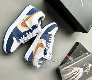 Original Unisex Nike Jordan 1 Low SE Sneaker(Blue White)