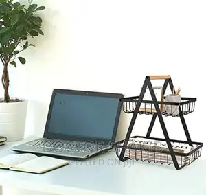 Generic 2-Tier Countertop Fruit Basket/ Bread Bowl