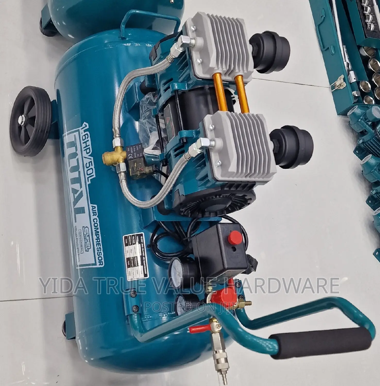 Air Compressor 50 Litres Total Single Piston