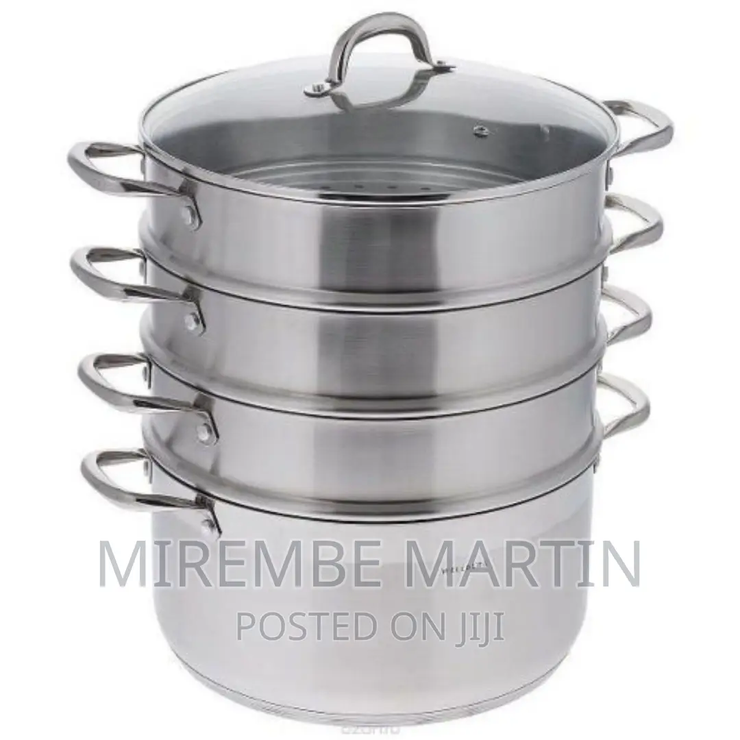 28cm – 4 Layer Stainless Steel Food Saucepan and Steamer
