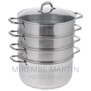 28cm – 4 Layer Stainless Steel Food Saucepan and Steamer