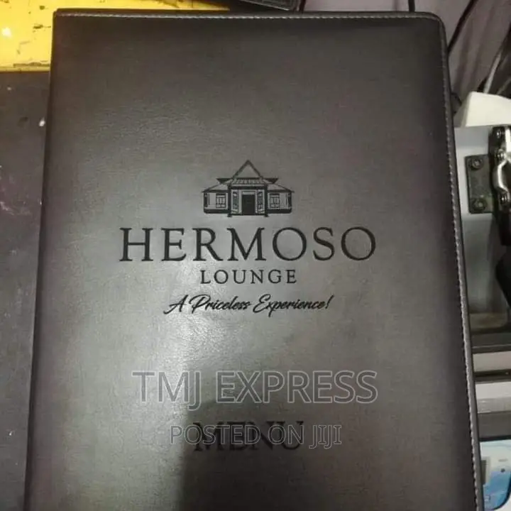 A4 Menu Books Branded ,