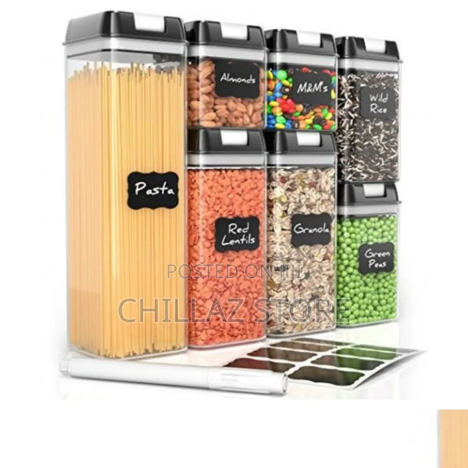7pcd Airtight Cereal Storage Containers.
