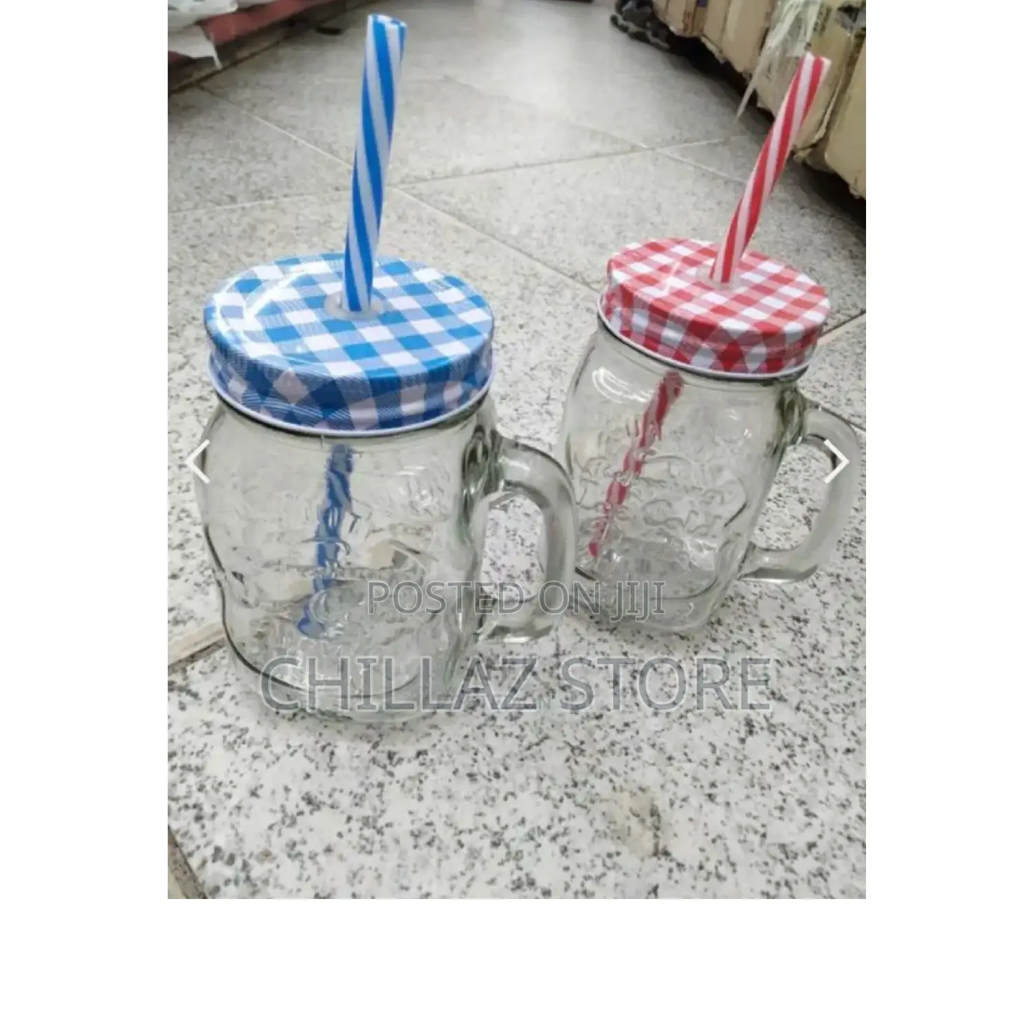 Glass Juice Jar.