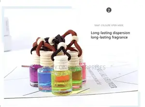 Car Air Freshener Scent Perfume Bottle Ornament Essential