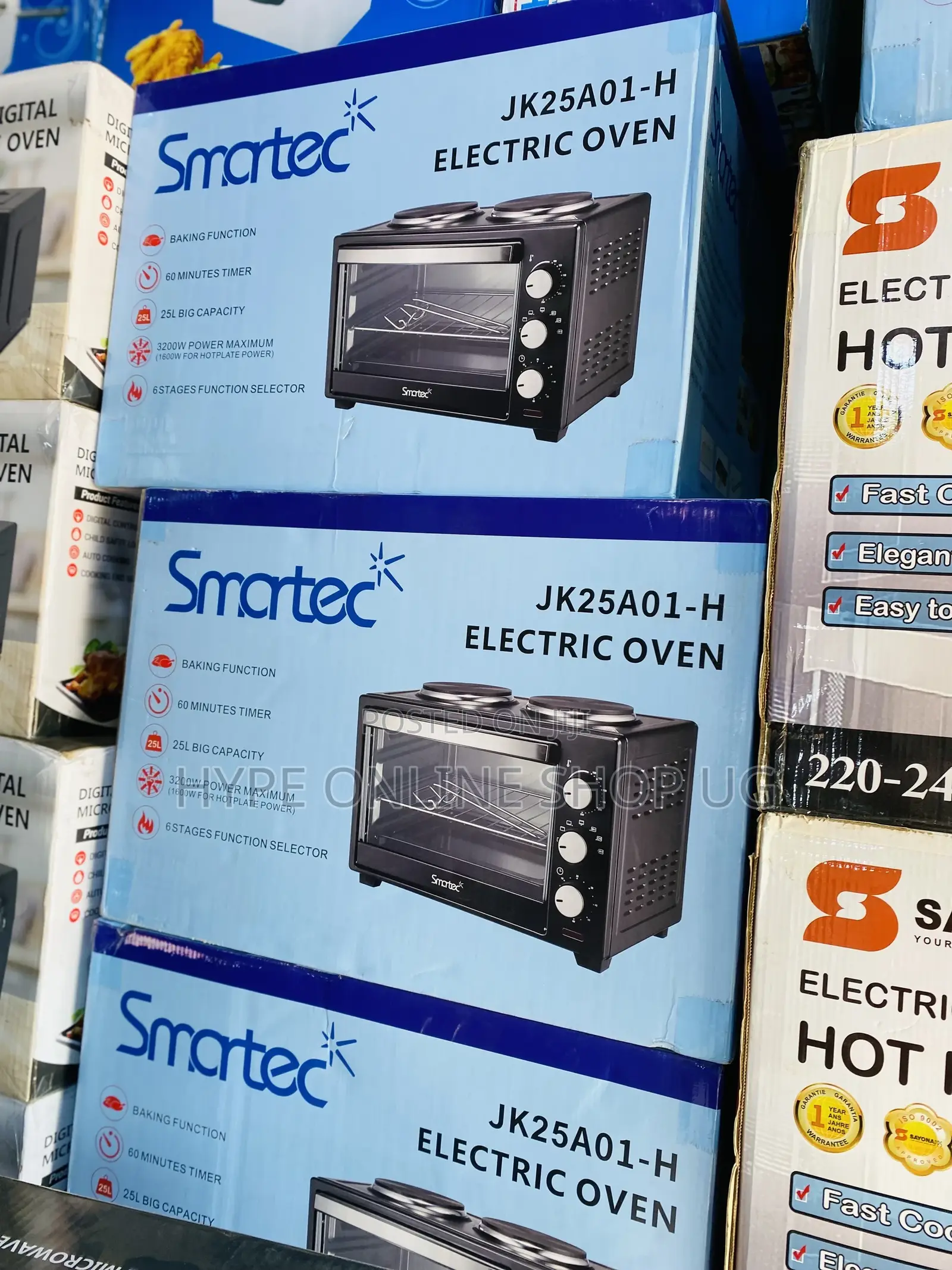 Smartec Hotplates and Oven Cooker