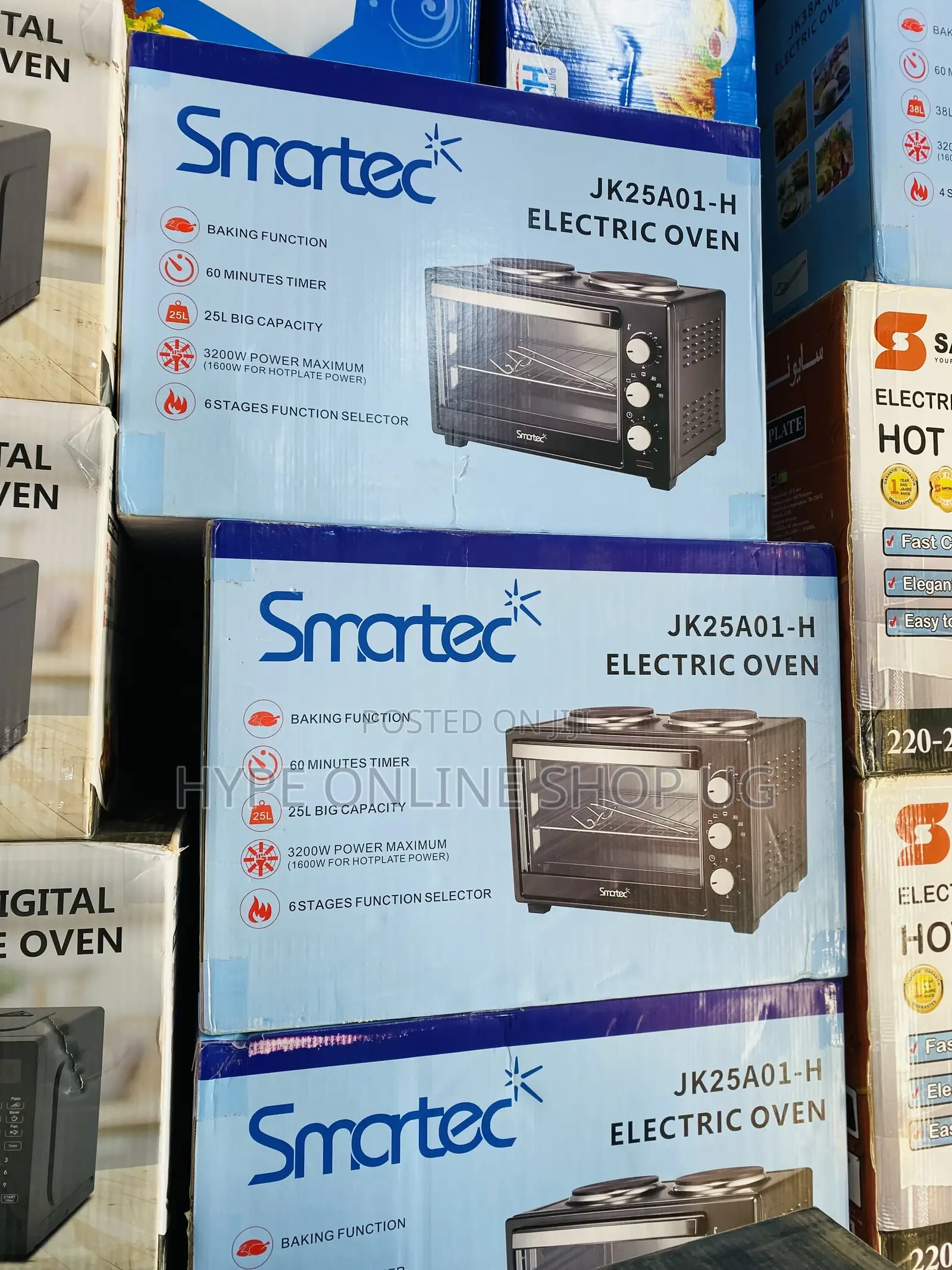 Smartec Hotplates and Oven Cooker
