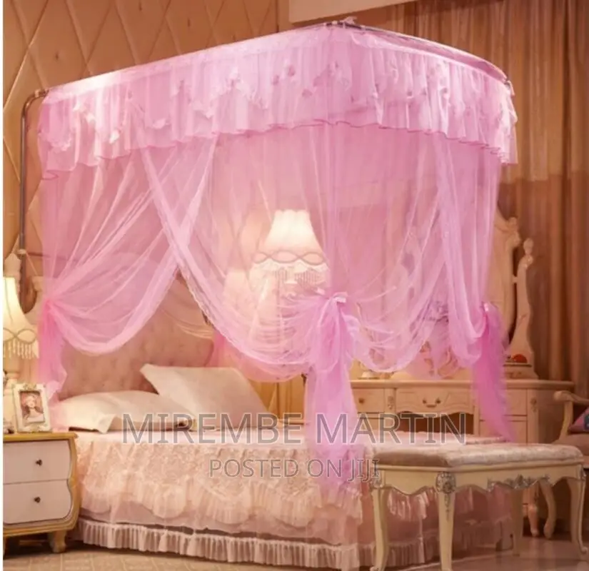 2 Stand Adjustable Mosquito Net-Pink