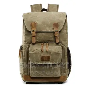 Large Capacity Canvas Camera Backpack