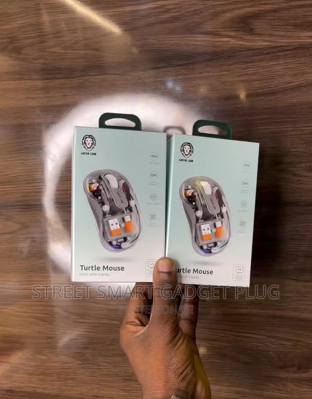 Green Lion Turtle Rechargeable Wireless Mouse